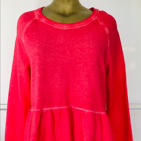 STYLE & CO $50 Bright Rose PEPLUM FLOUNCE Top NWT XS - Picture 7 of 16
